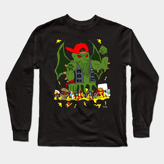 Thrashulu Long Sleeve T-Shirt by E5150Designs